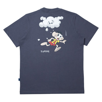 CAMISETA CASCAO CHUVA OLD CINZA