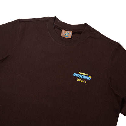 CAMISETA CHICO BENTO ERVA MARROM