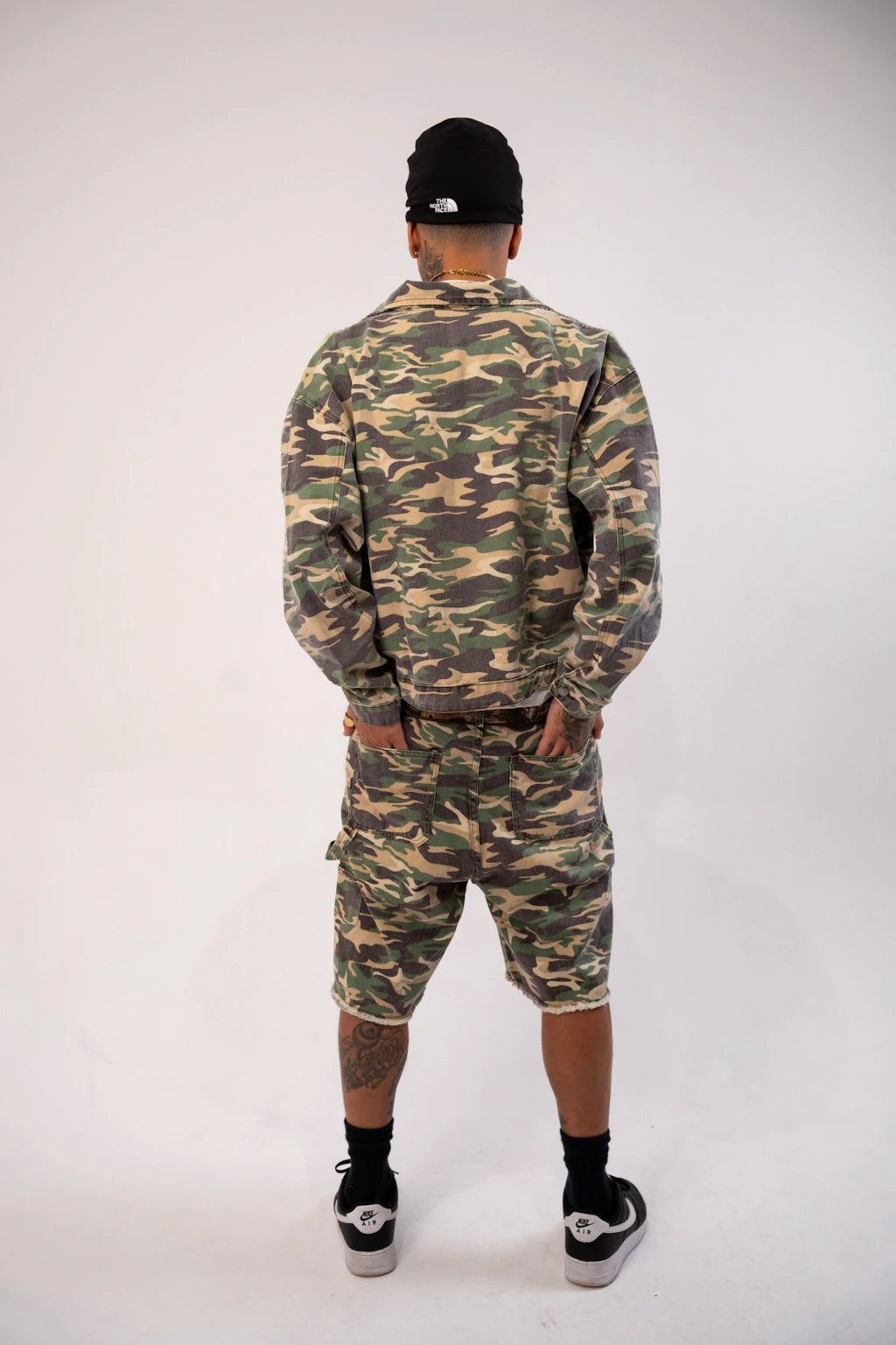 Jaqueta Boxy Camuflada Green