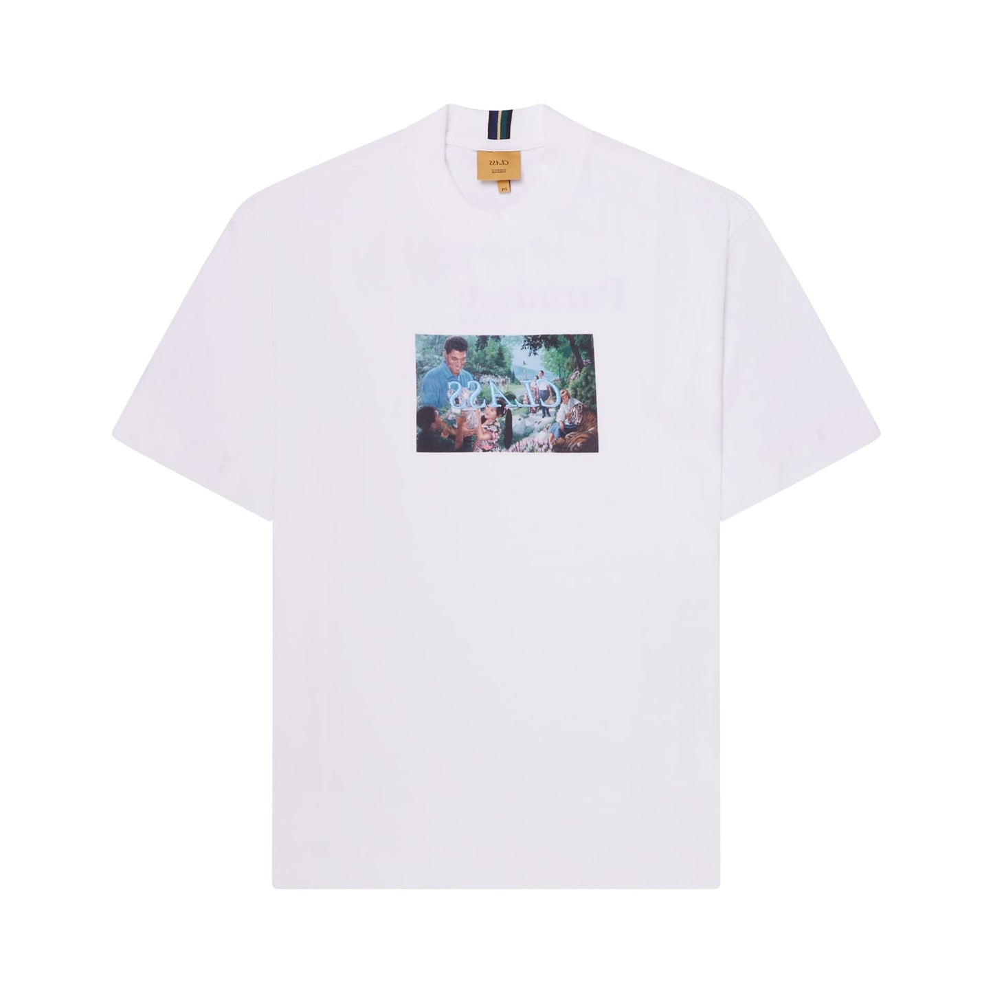 T-SHIRT CLASS "PARADISE" OFF-WHITE