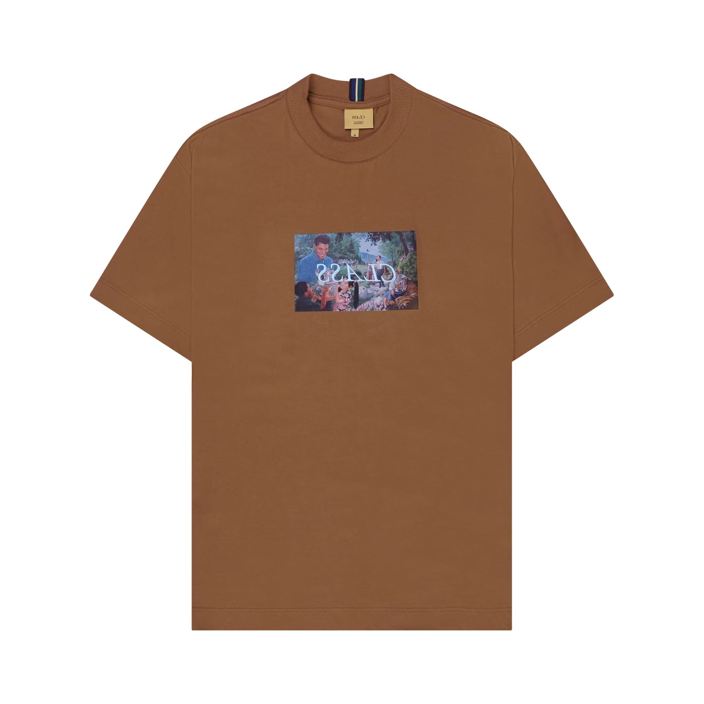 T-SHIRT CLASS "PARADISE" OCHRE