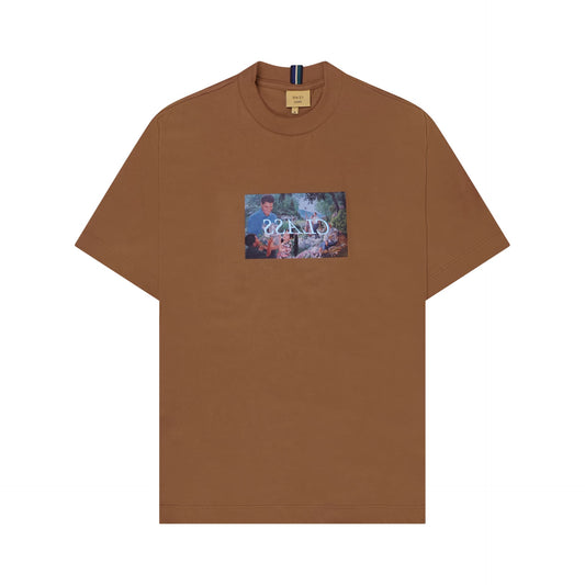 T-SHIRT CLASS "PARADISE" OCHRE