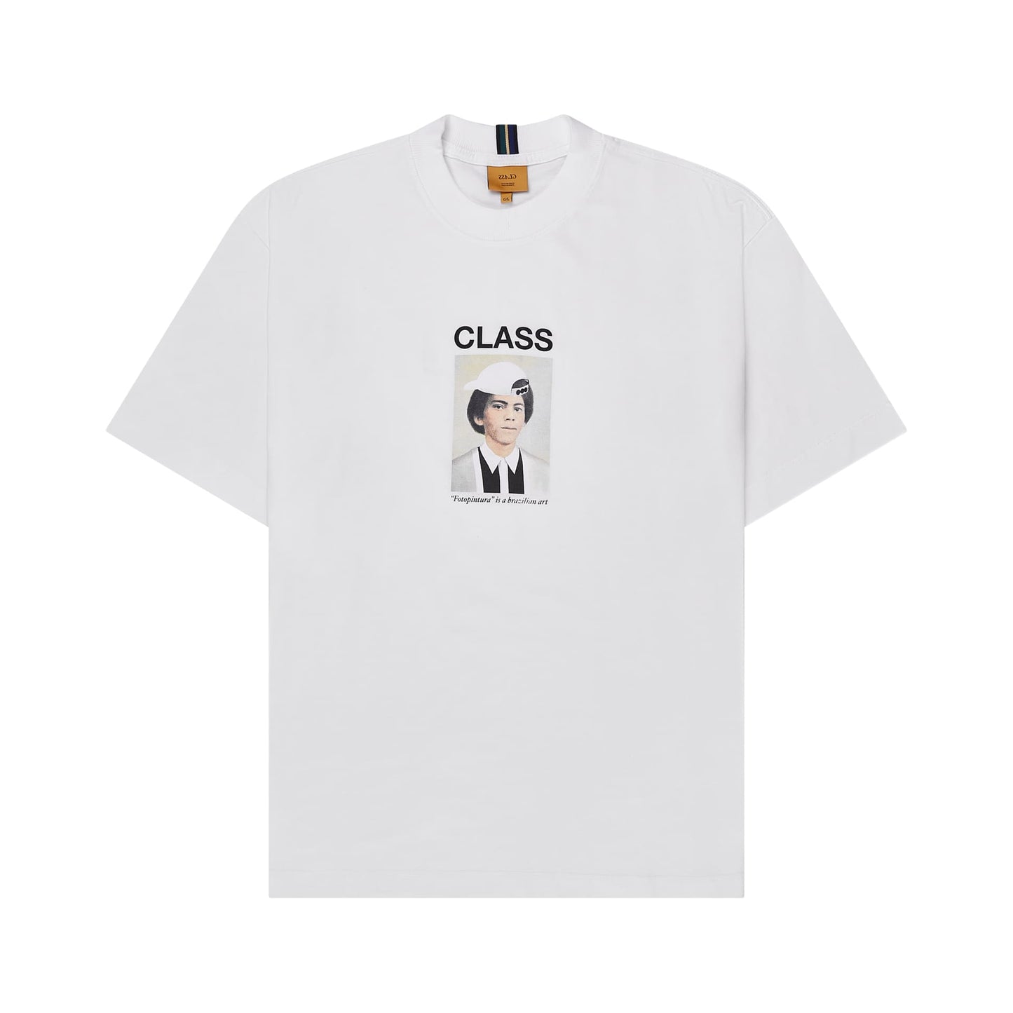 T-SHIRT CLASS "FOTOPINTURA" OFF-WHITE