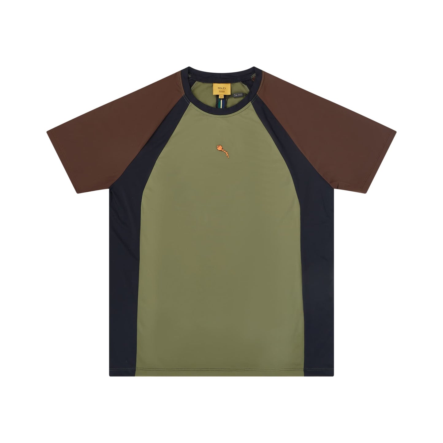 SPORT T-SHIRT CLASS "PIPA 3D" GREEN/BROWN