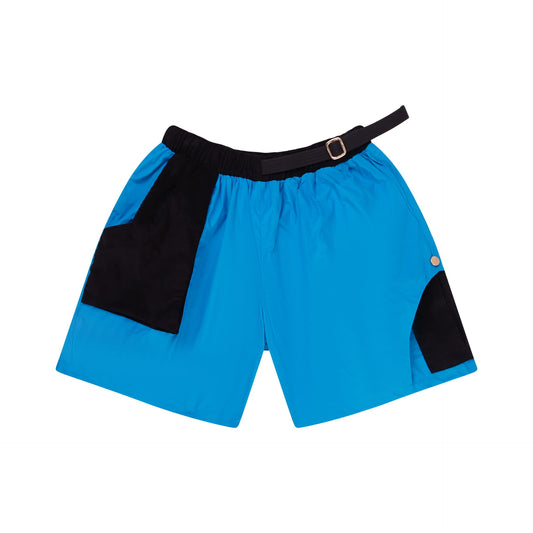 CARGO SHORTS CLASS "MEMPHIS" ACQUA BLUE/BLACK