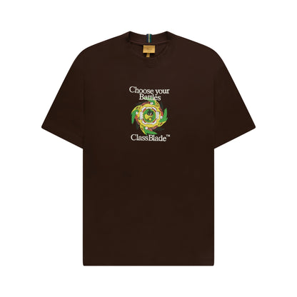 BASIC T-SHIRT "CLASSBLADE'' BROWN
