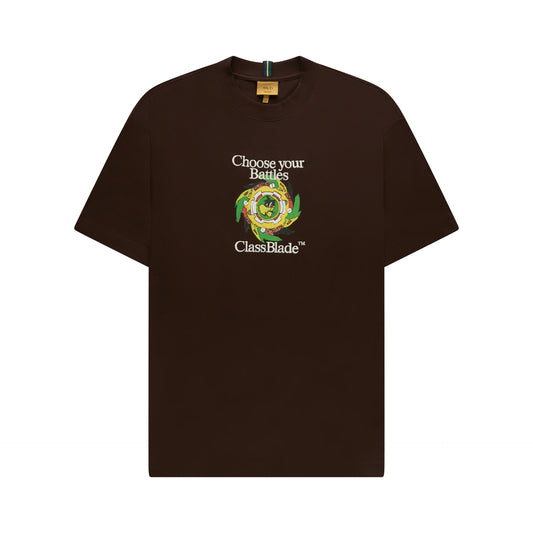 BASIC T-SHIRT "CLASSBLADE'' BROWN