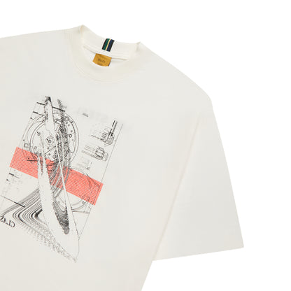 BASIC T-SHIRT ''CLASS STEEL JEWELRY" OFF-WHITE