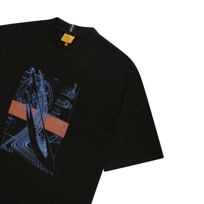 BASIC T-SHIRT ''CLASS STEEL JEWELRY" BLACK
