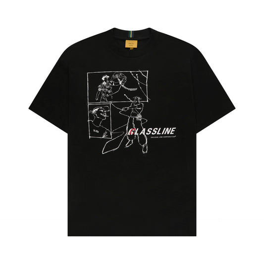BASIC T-SHIRT CLASS "GLASSLINE'' BLACK