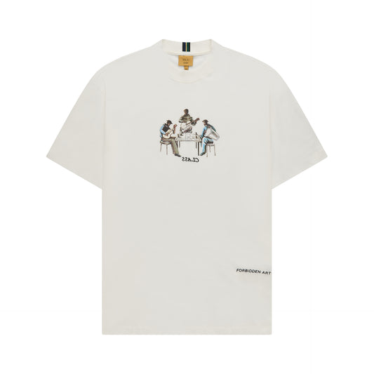 BASIC T-SHIRT CLASS "ARTE PROIBIDA" OFF-WHITE
