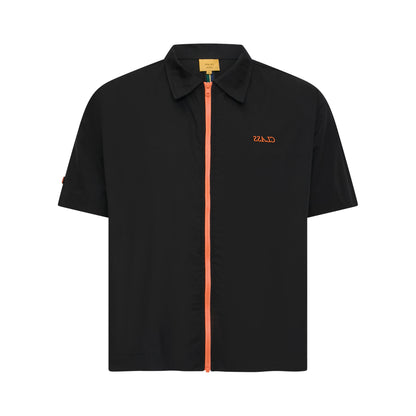CLASS ZIP-UP SHIRT "PIPA" BLACK