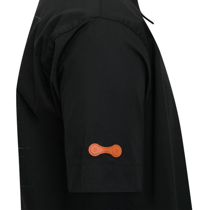 CLASS ZIP-UP SHIRT "PIPA" BLACK