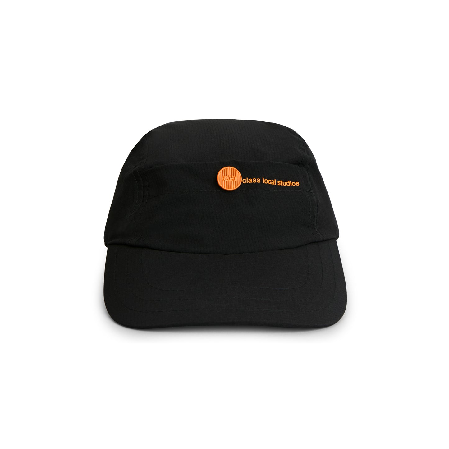 3 PANEL SPORTS HAT CLASS "STELLA" BLACK / ORANGE