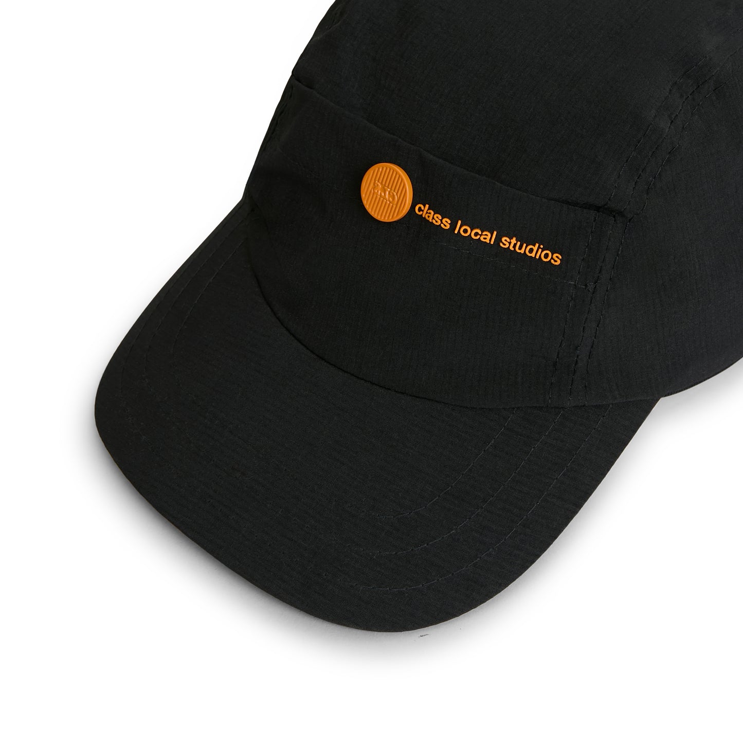3 PANEL SPORTS HAT CLASS "STELLA" BLACK / ORANGE