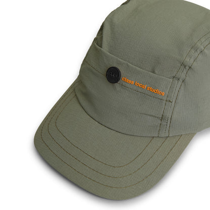 3 PANEL SPORTS HAT CLASS "STELLA" ARMY GREEN / SAND