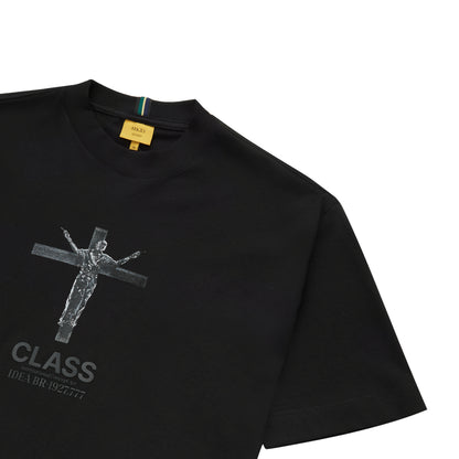 T-SHIRT ONYX CROSS BLACK