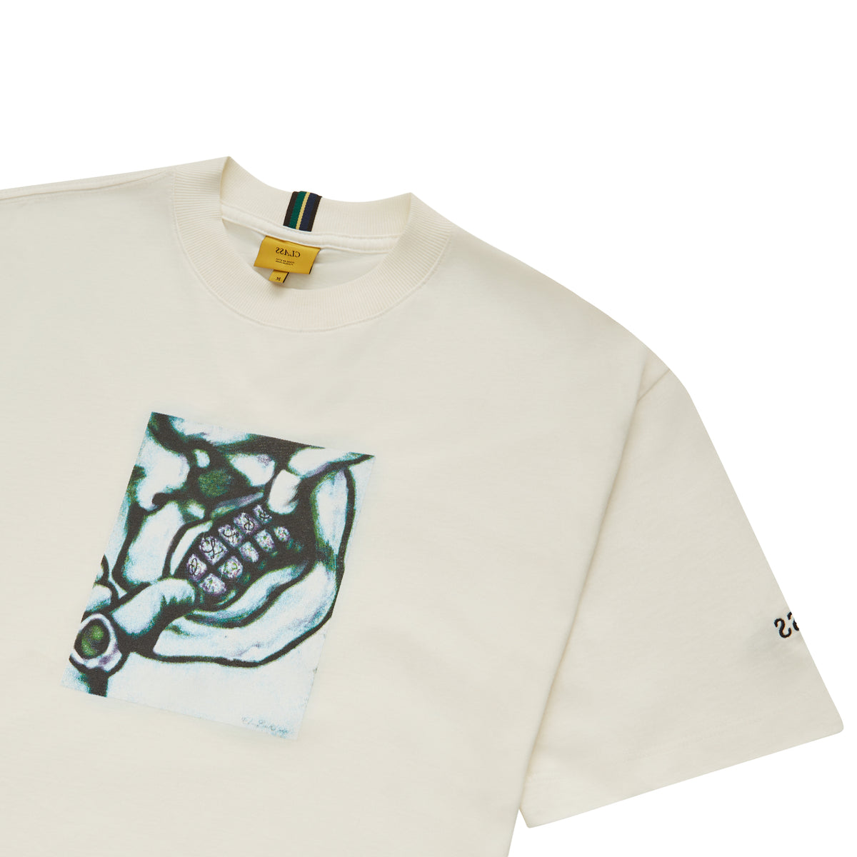 T-SHIRT FORCED SMILE OFF WHITE