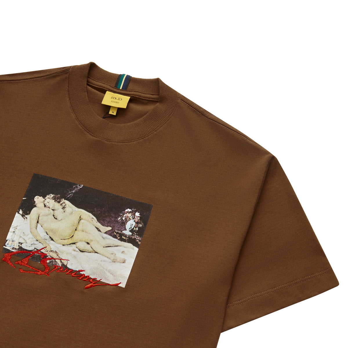 T-SHIRT EROTIC SYSTEM BROWN