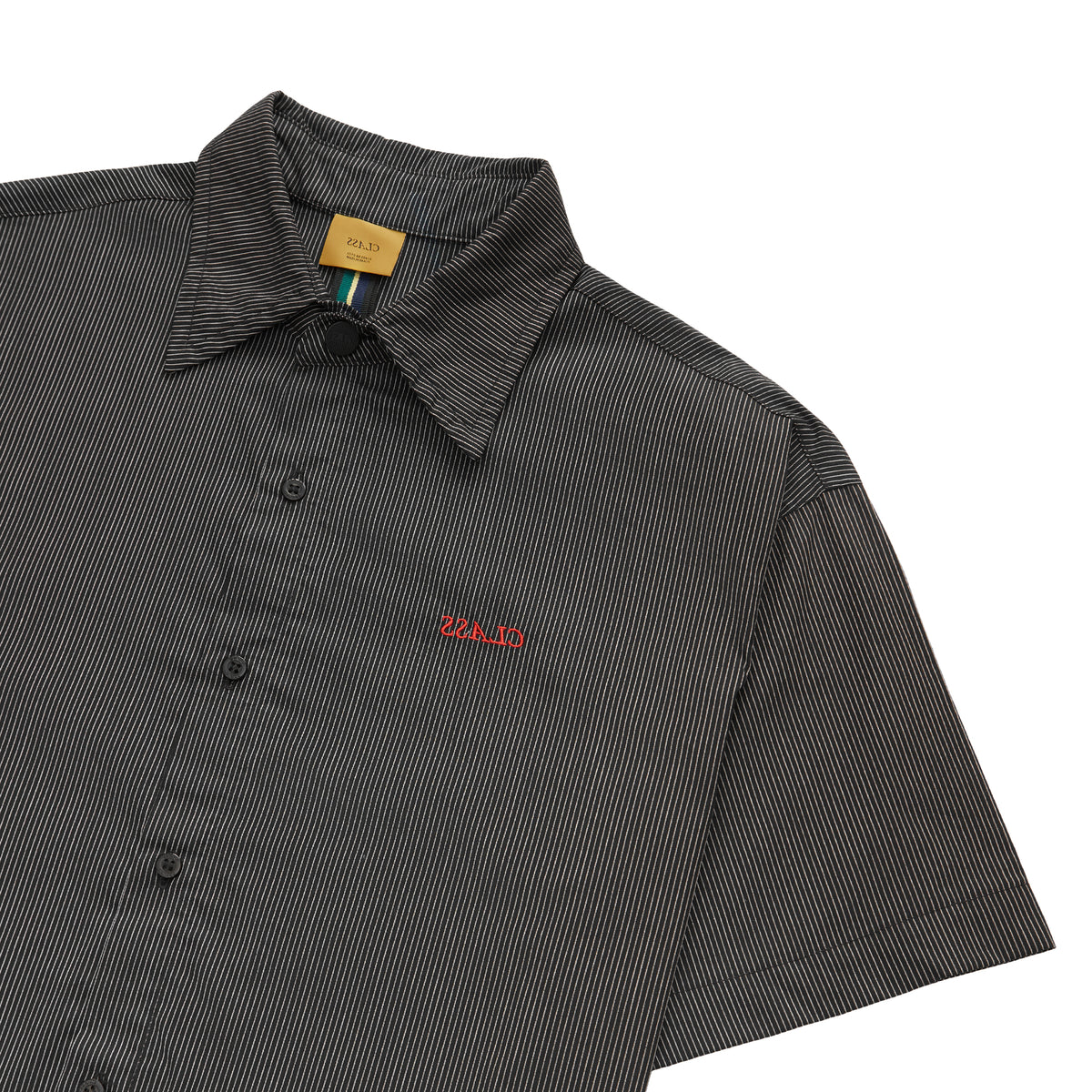 CLASSIC SHIRT SUPER STRIPED BLACK