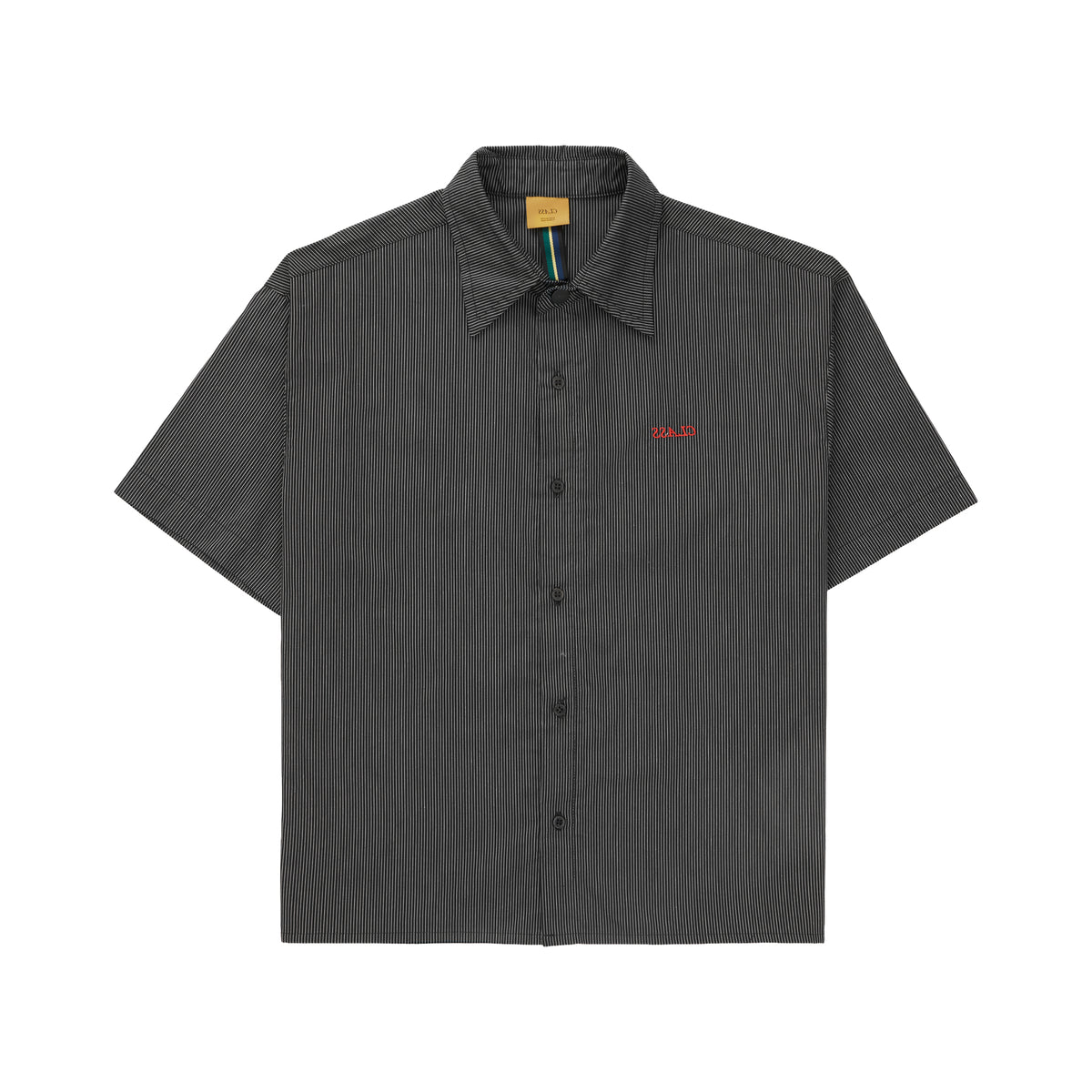 CLASSIC SHIRT SUPER STRIPED BLACK