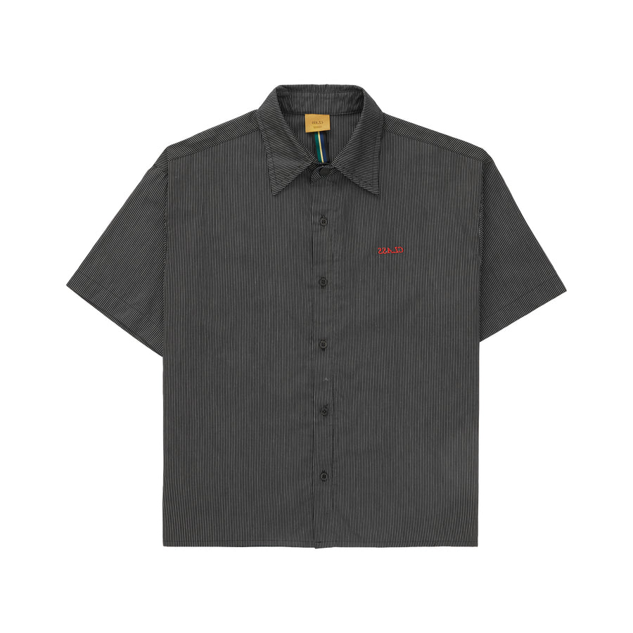 CLASSIC SHIRT SUPER STRIPED BLACK