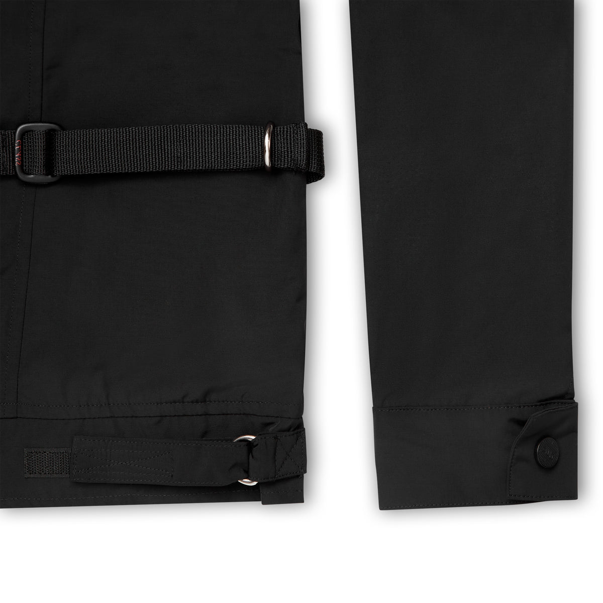 BIKER NYLON JACKET BLACK