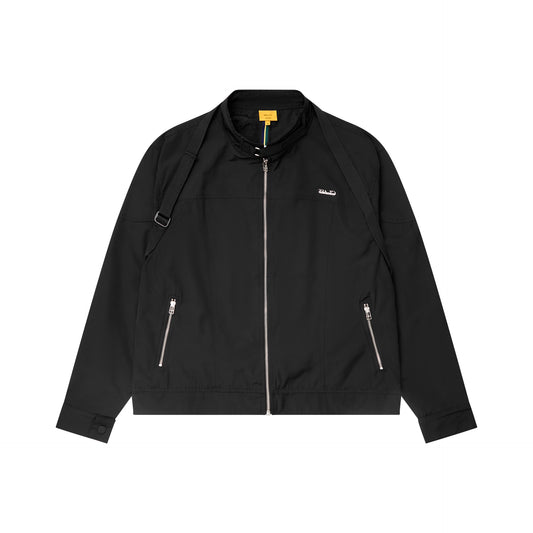 BIKER NYLON JACKET BLACK