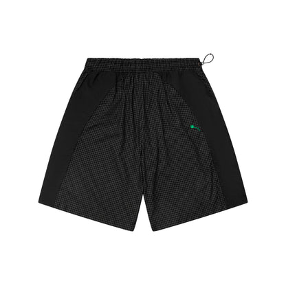 SHORTS DYNAMIC PLAID BLACK