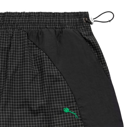 SHORTS DYNAMIC PLAID BLACK