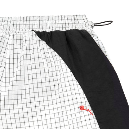 SHORTS DYNAMIC PLAID WHITE