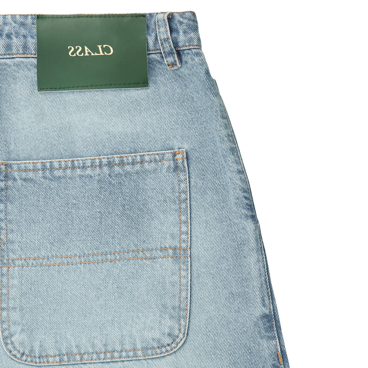 WIDE JEANS PANTS CLASS SERIGRAPHY BLUE