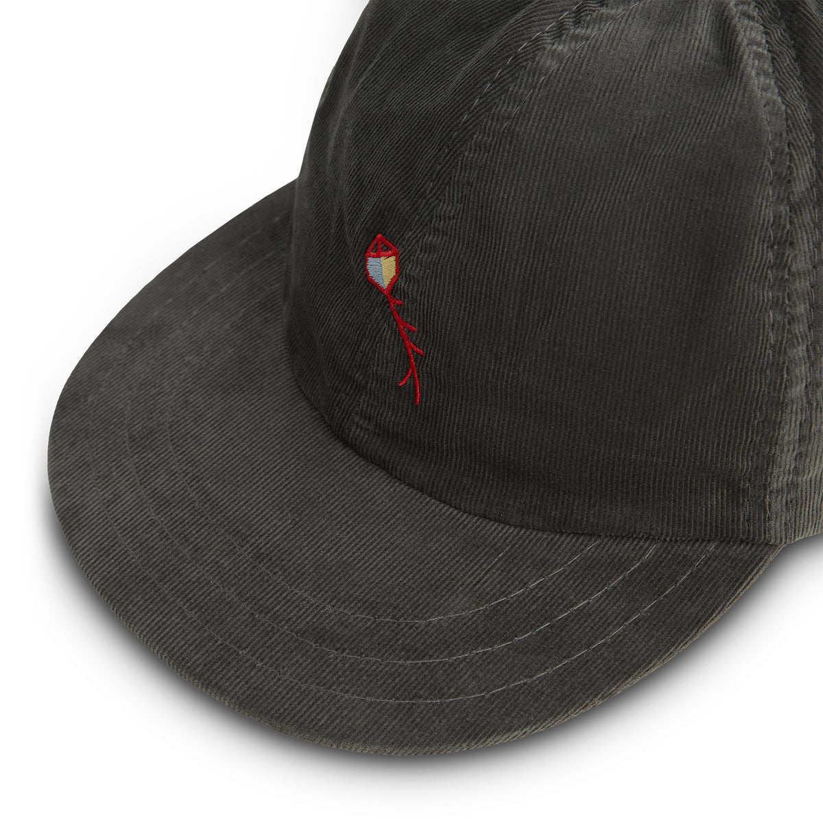 POLO HAT PIPA CORDUROY GRAY