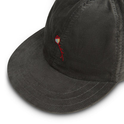 POLO HAT PIPA CORDUROY GRAY