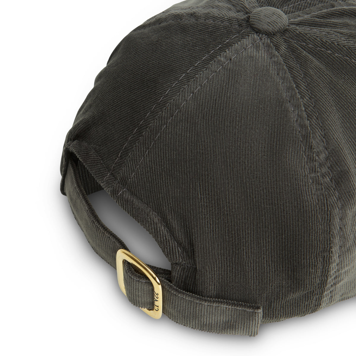 POLO HAT PIPA CORDUROY GRAY