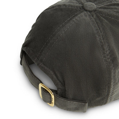 POLO HAT PIPA CORDUROY GRAY