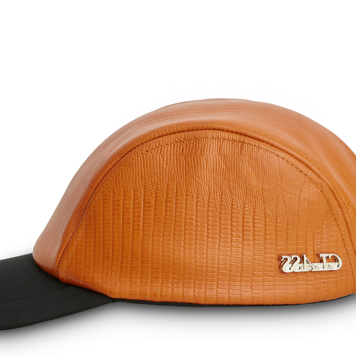 3 PANEL LEATHER ORANGE & BLACK
