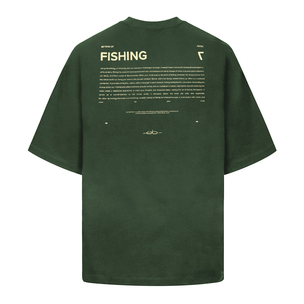 TSHIRT FISHING IDEA VERDE