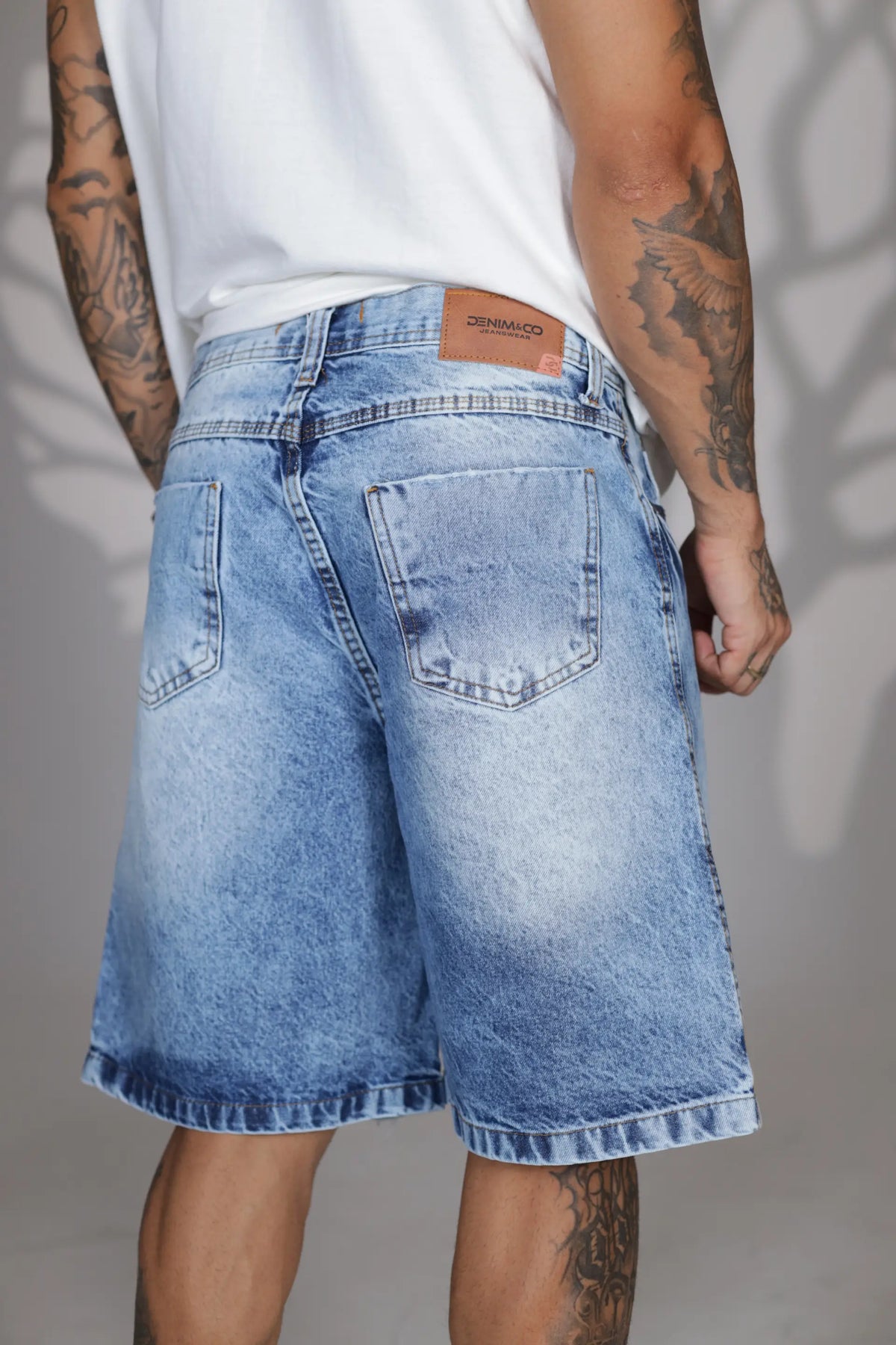 Bermuda Jeans Sky Blue