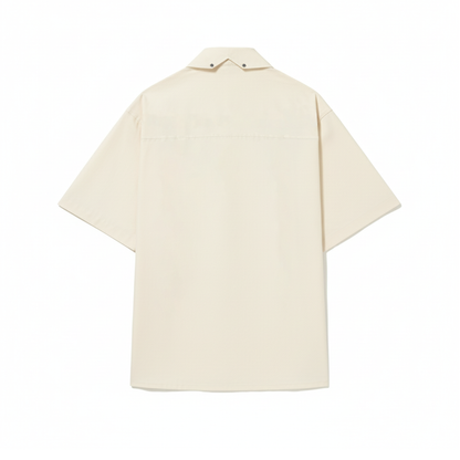 Camisa de Botao Mascarados Bege