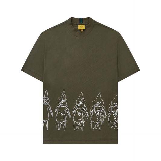 T-SHIRT "PALHACO" DARK GREEN