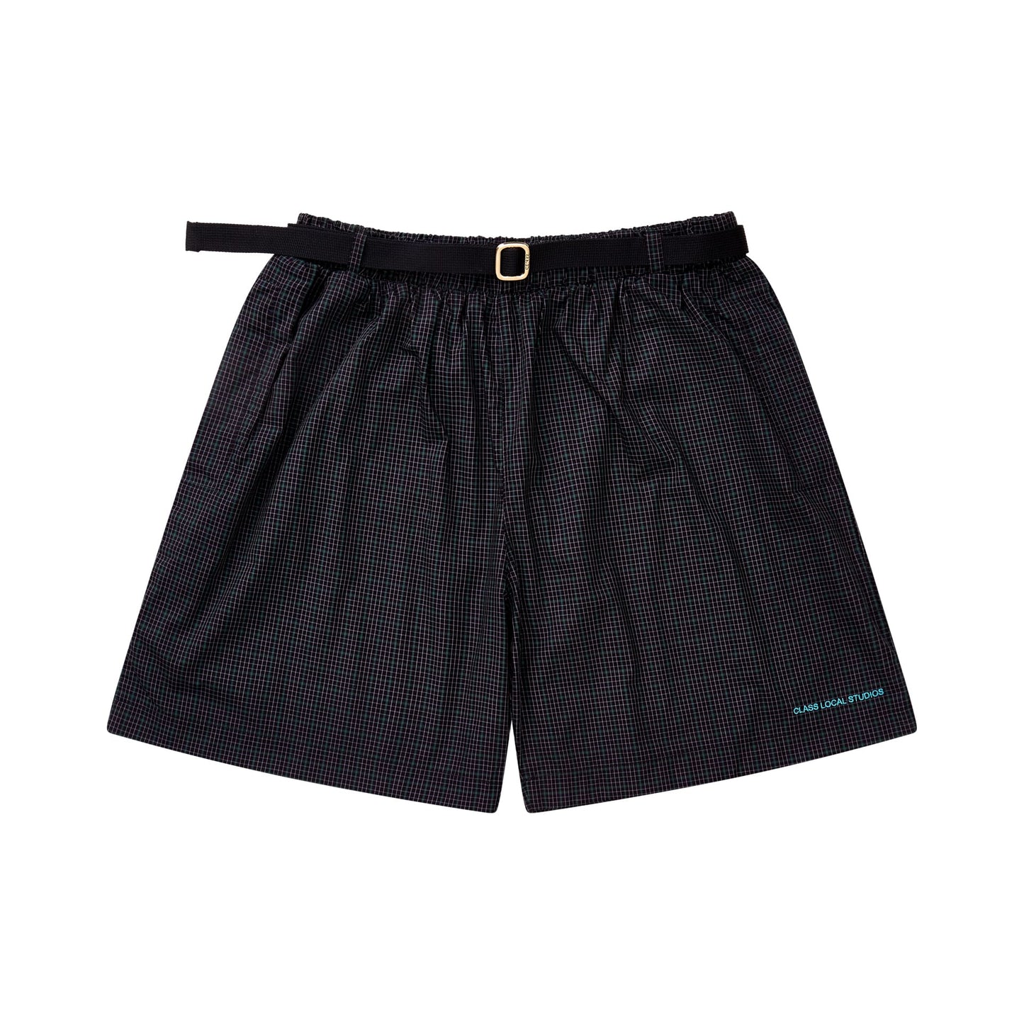 SHORTS "CLASS LOCAL STUDIOS" PLAID BLACK