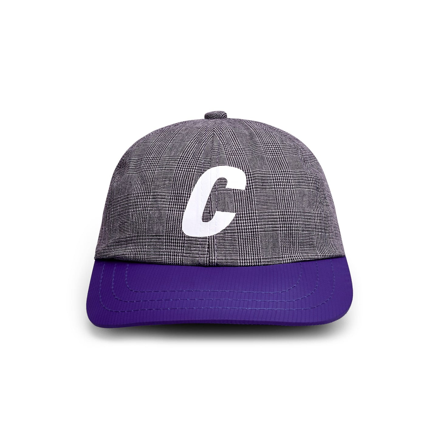 CLASSIC SPORT HAT "C LOGO" PLAID & BLUE