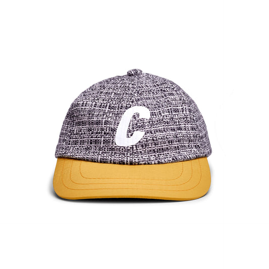 CLASSIC SPORT HAT "C LOGO" FLANNEL BLACK & YELLOW