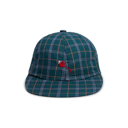 POLO HAT CLASS "PIPA" PLAID GREEN