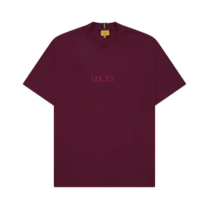 T-SHIRT "CLASS INVERSO" BURGUNDY