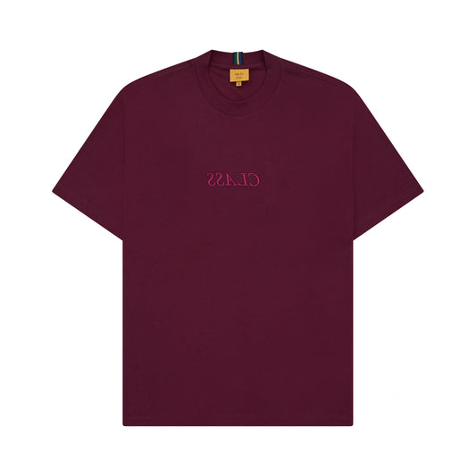 T-SHIRT "CLASS INVERSO" BURGUNDY