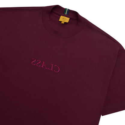 T-SHIRT "CLASS INVERSO" BURGUNDY