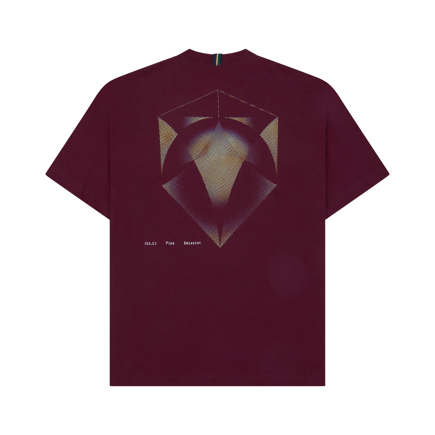 T-SHIRT CLASS "PIPA DIGITAL" BURGUNDY