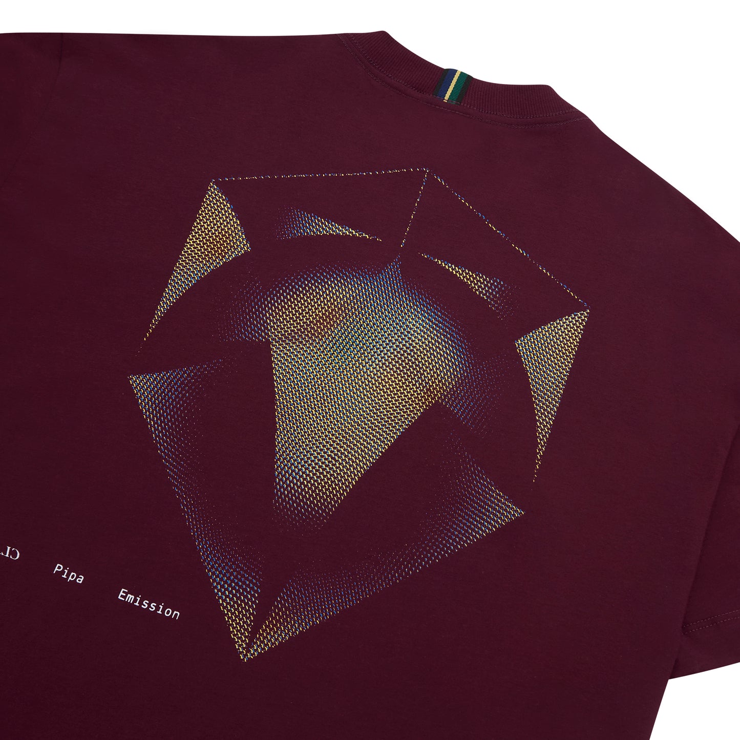 T-SHIRT CLASS "PIPA DIGITAL" BURGUNDY